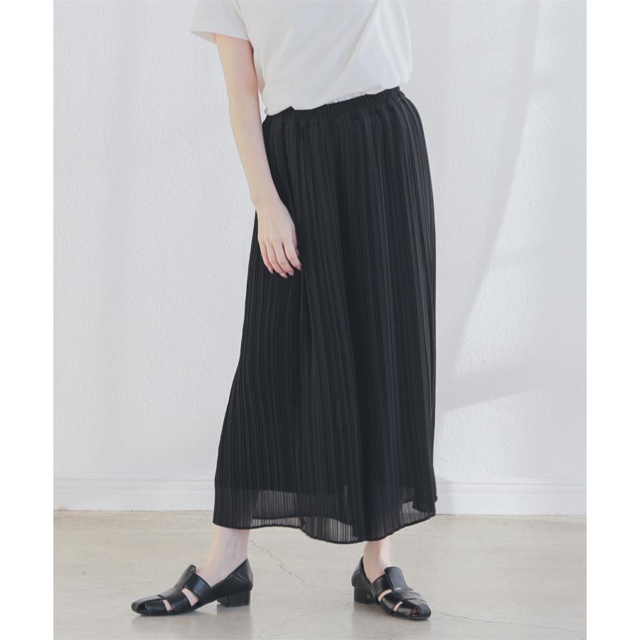 PLEATS PLEASE プリーツガウチョパンツ サイズ3 プリーツパンツ ロング ワイドパンツ レディース きれいめ 春 夏