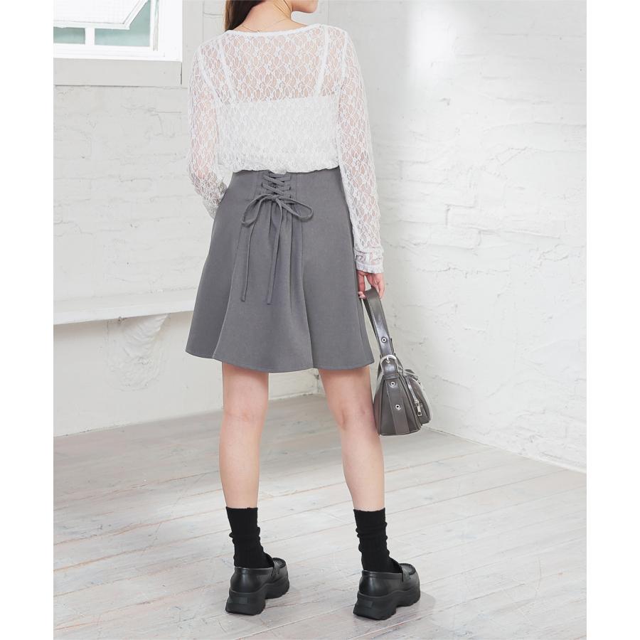 【美品】バーバリーブルーレーベル レースアップリボン ミニスカート チェック　S 美品】バーバリーブルーレーベル レースアップリボン ミニ