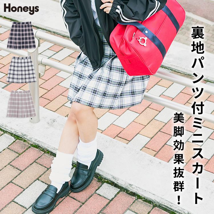 Honeys（ハニーズ） ボトムス スカート ミニスカート ミニ丈 裏地