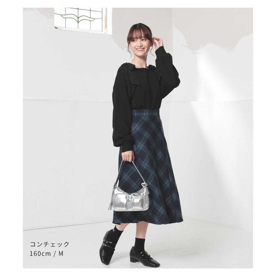 ボトムス スカート ひざ丈 フレアスカート チェックスカート ボトムス スカート ひざ丈 フレアスカート チェックスカート