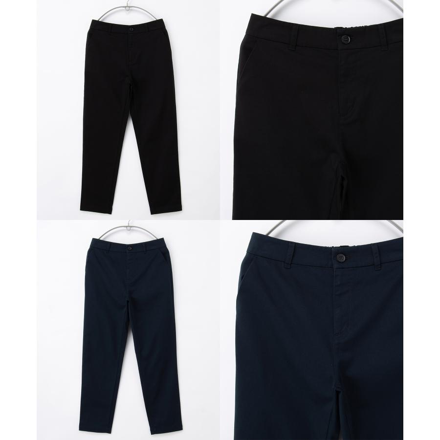 ボトムス パンツ チノテーパードパンツ コットン 綿 大きいサイズ チノパン 股下６６ｃｍ レディース Honeys ハニーズ チノテーパード（股下６６ｃｍ） | Honeys | 18