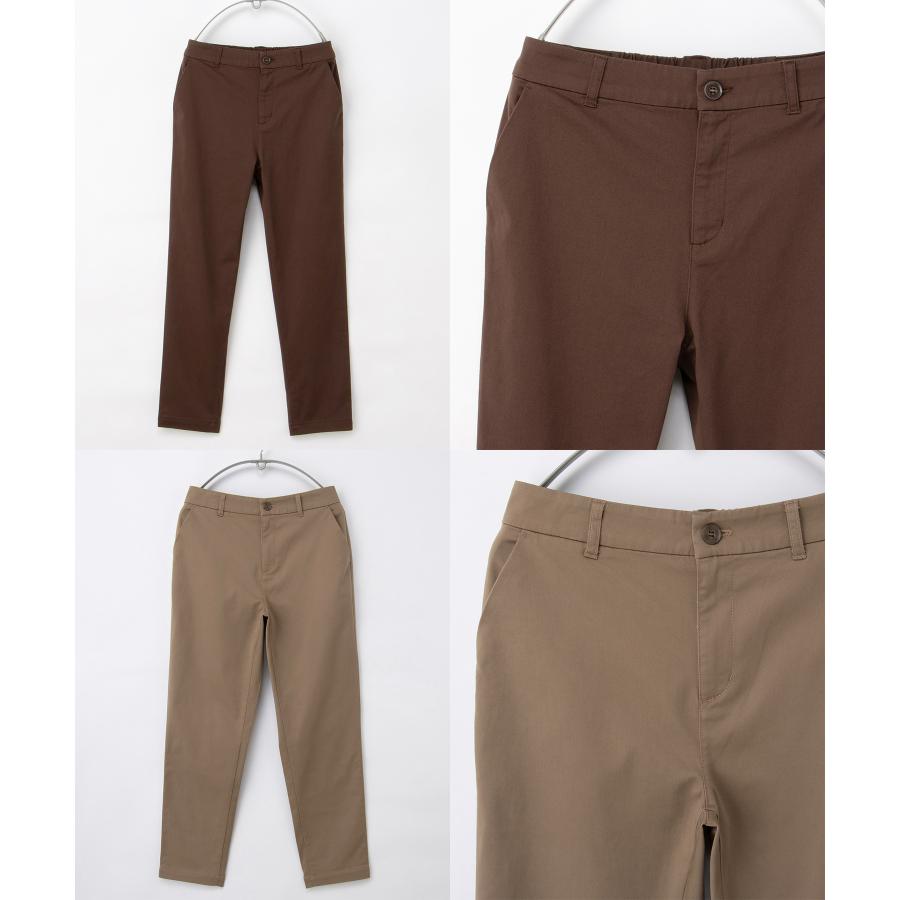 ボトムス パンツ チノテーパードパンツ コットン 綿 大きいサイズ チノパン 股下６６ｃｍ レディース Honeys ハニーズ チノテーパード（股下６６ｃｍ） | Honeys | 20