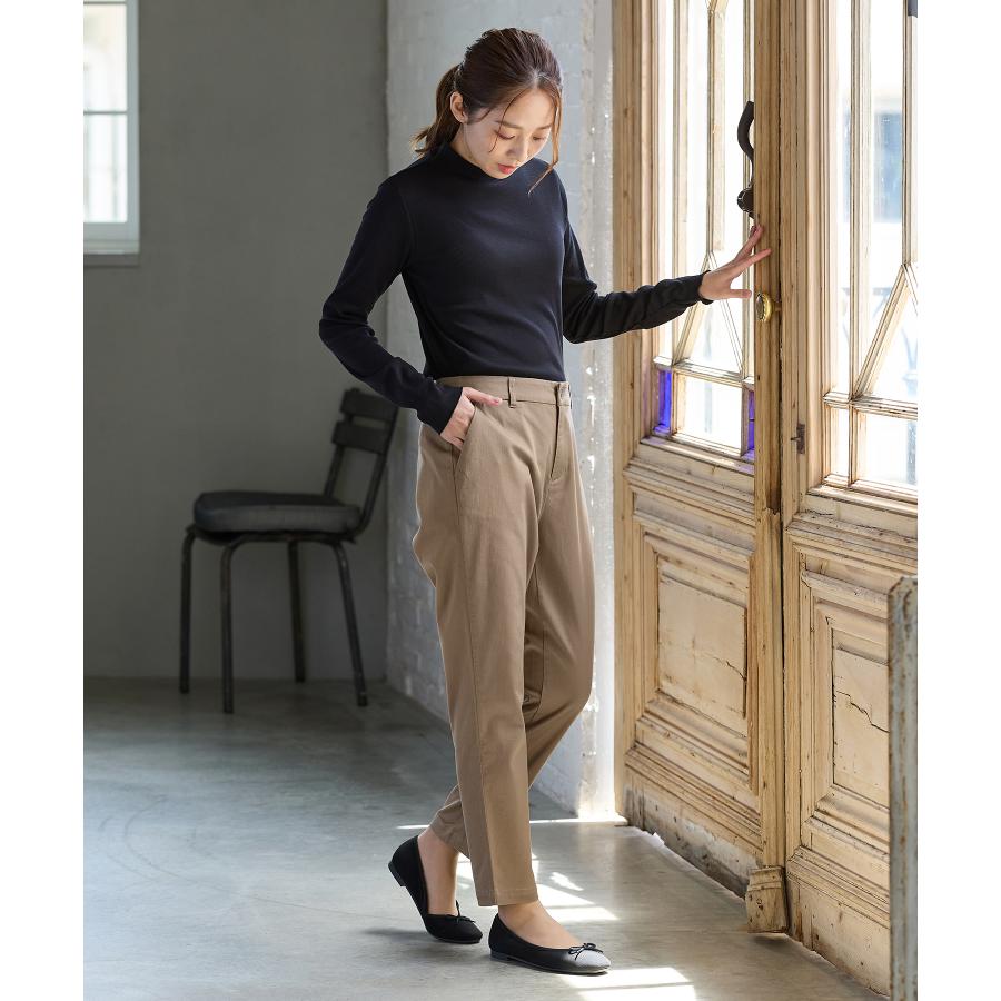 ボトムス パンツ チノテーパードパンツ コットン 綿 大きいサイズ チノパン 股下６６ｃｍ レディース Honeys ハニーズ チノテーパード（股下６６ｃｍ） | Honeys | 13