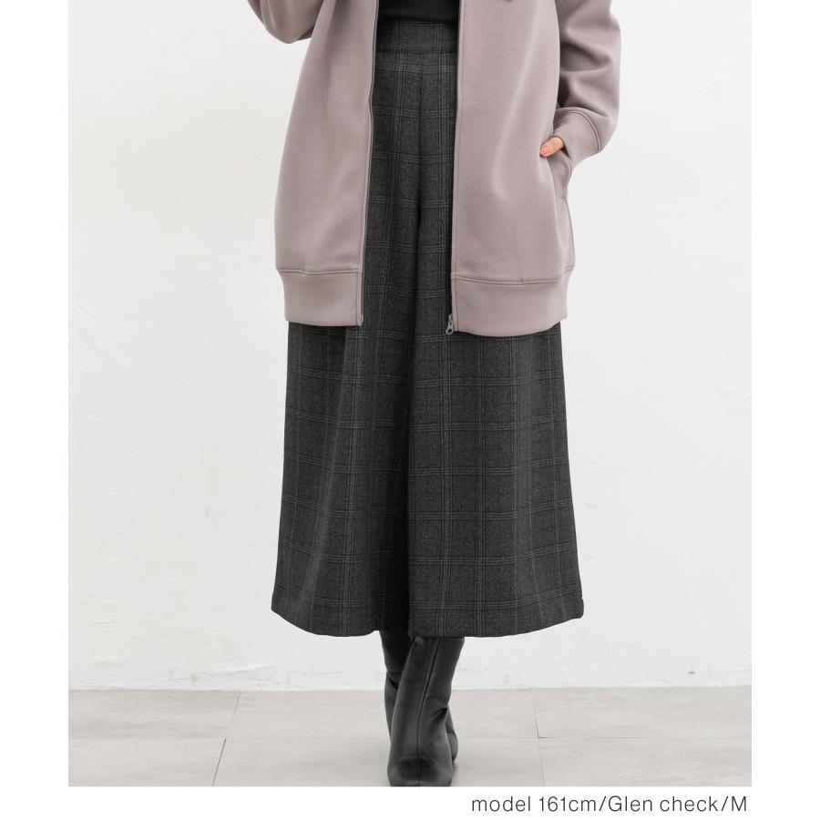 Honeys ボトムス パンツ ガウチョパンツ チェック柄 ツイル素材