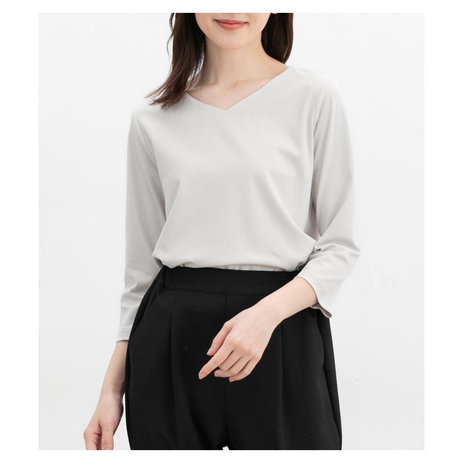 ハニーズ】カットソー/美品 ベルスリーブ Vネック 長袖 きれいめ 高見え