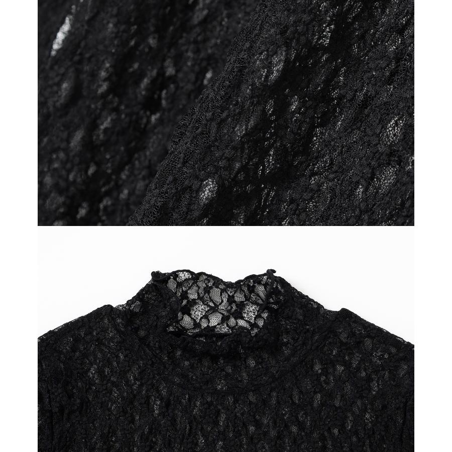 Honeys トップス カットソー 長袖 ハイネックトップス