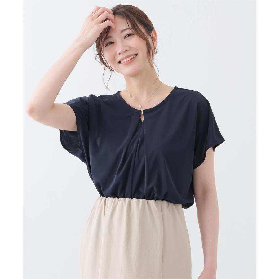 Honeys（ハニーズ） トップス カットソー 半袖 美冷 UVカット 接触冷感