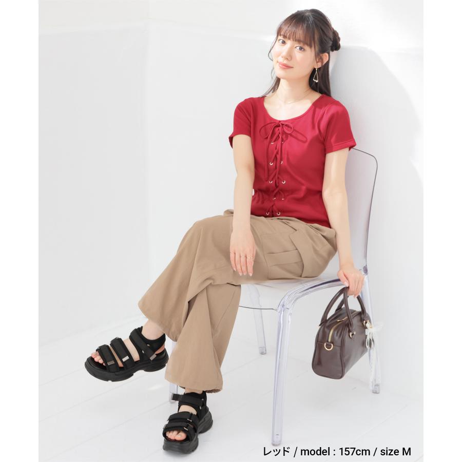 Honeys（ハニーズ） トップス カットソー 半袖 接触冷感 ハニさら UV
