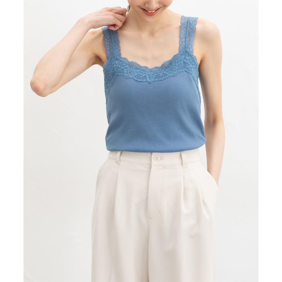 Honeys（ハニーズ） トップス キャミソール UVカット 吸水速乾 レース