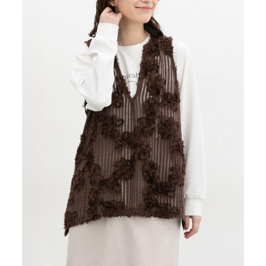 Honeys（ハニーズ） トップス ベスト ジレ カットソー ノースリーブ