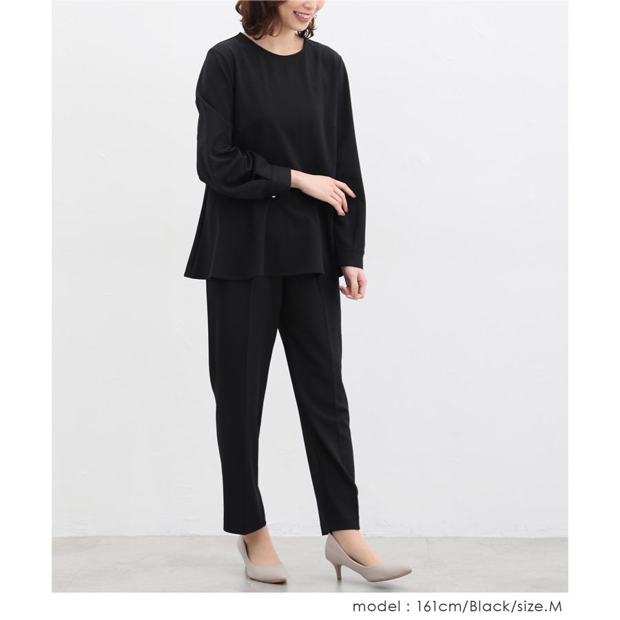 黒センタープレスパンツ センタープレスパンツ（股下63cm）: ボトムス｜ハニーズ公式通販