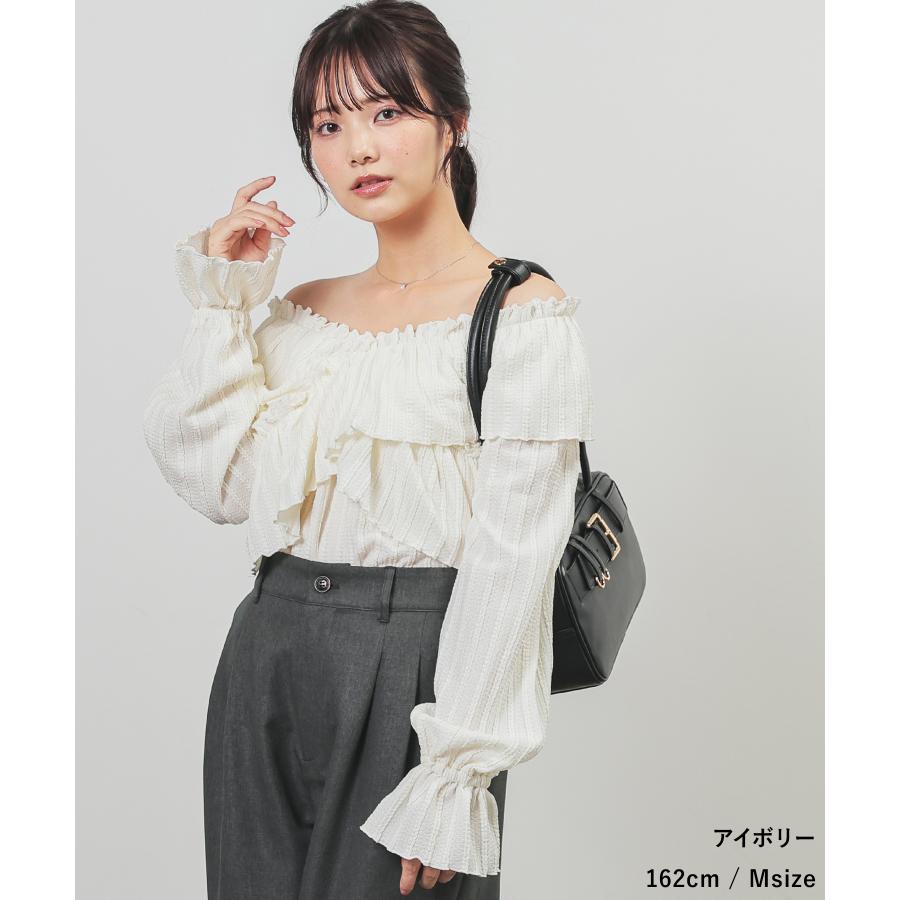 Honeys（ハニーズ） トップス カットソー 長袖 オフショルダー 2way