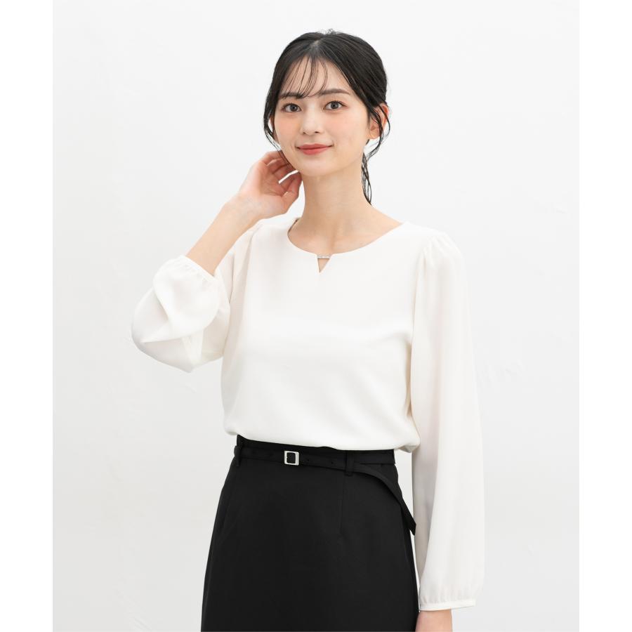 Honeys（ハニーズ） トップス カットソー 長袖 大きいサイズ オフィス