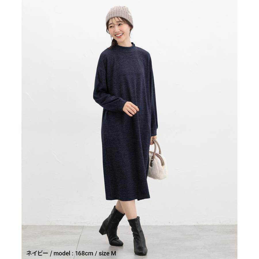 Honeys（ハニーズ） ワンピース 長袖 ロング丈 再生ポリエステル