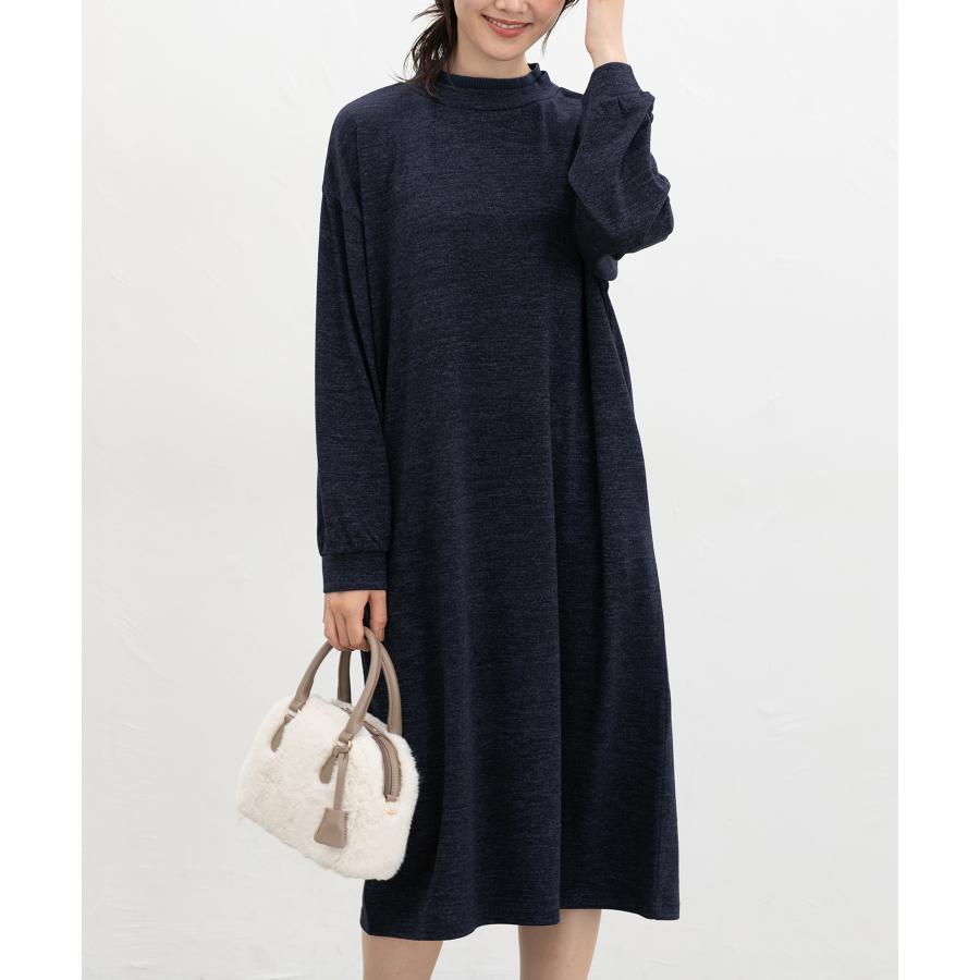 Honeys（ハニーズ） ワンピース 長袖 ロング丈 再生ポリエステル