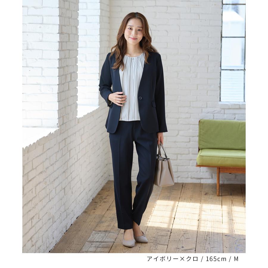 Honeys（ハニーズ） トップス ブラウス 長袖 大きいサイズ オフィス