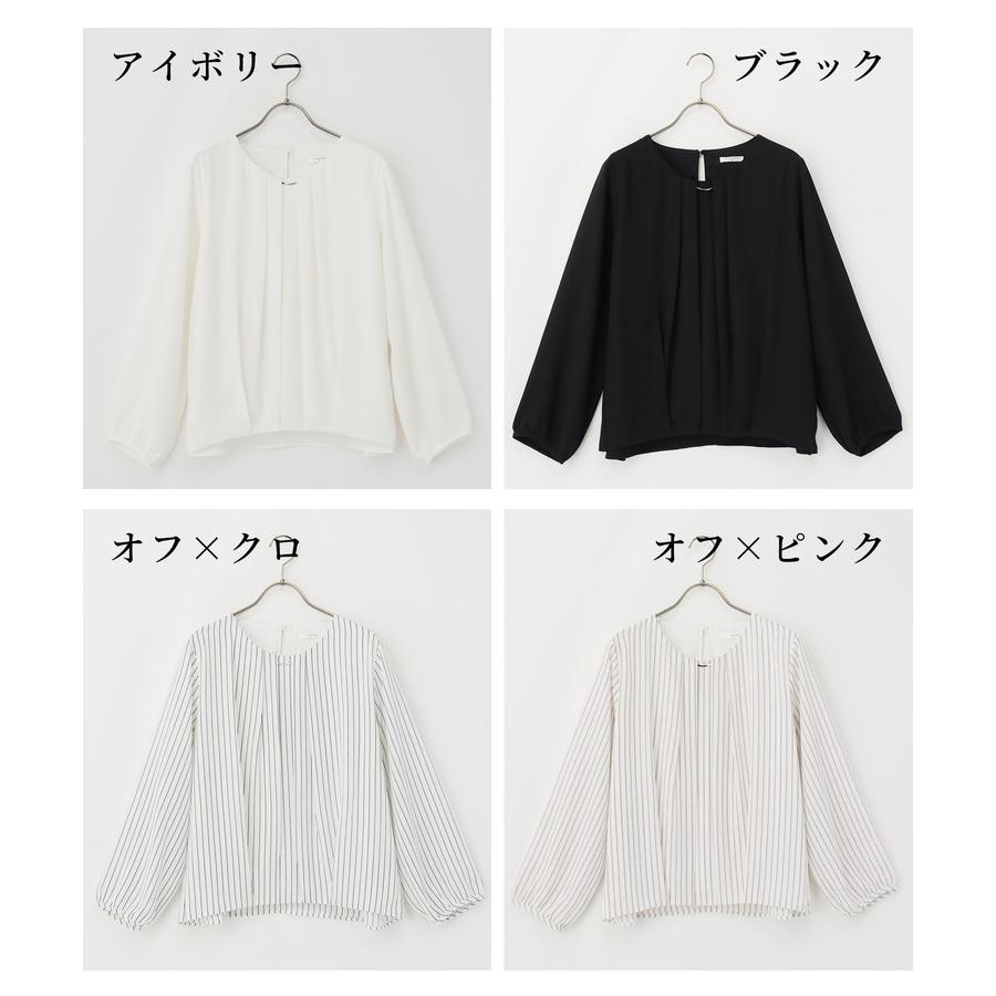 Honeys（ハニーズ） トップス ブラウス 長袖 長袖ブラウス オフィス