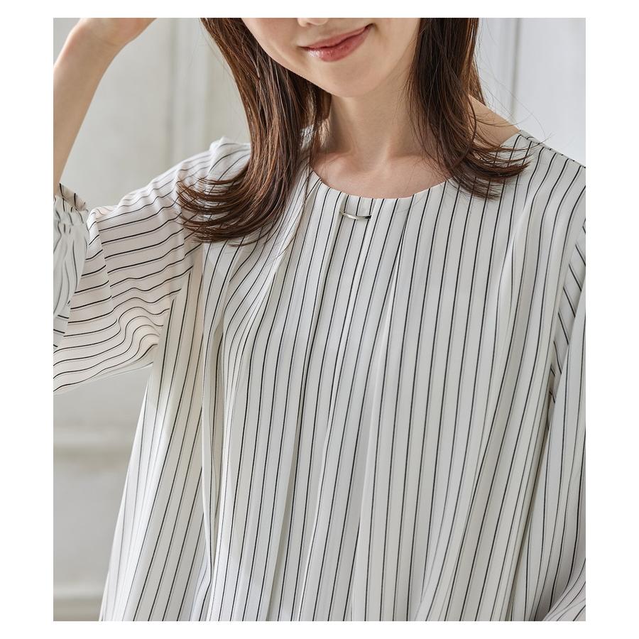 Honeys トップス ブラウス 長袖 長袖ブラウス オフィス きれいめ 無地