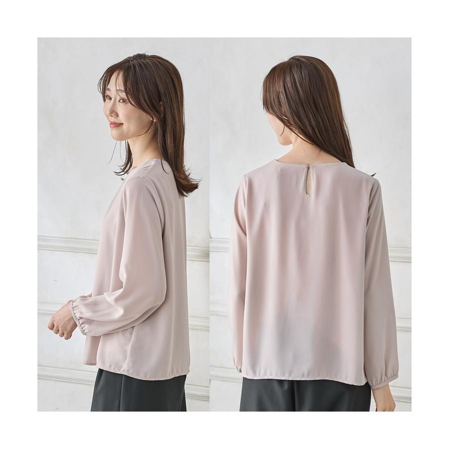 Honeys（ハニーズ） トップス ブラウス 長袖 長袖ブラウス 大きい