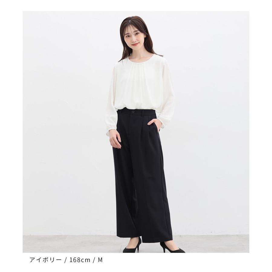 Honeys（ハニーズ） トップス ブラウス 長袖 長袖ブラウス 大きい
