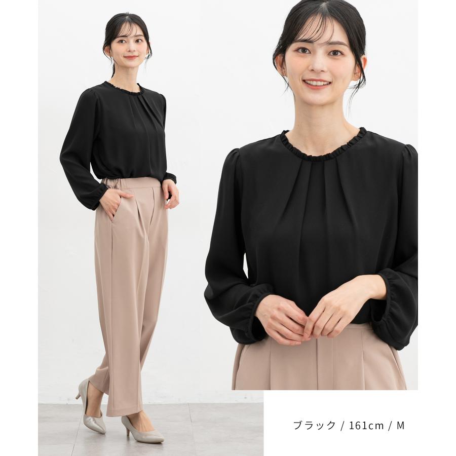 ❤️大人気即完売＊Honey ブラウス Honeys（ハニーズ） トップス ブラウス 長袖 大きいサイズ オフィス