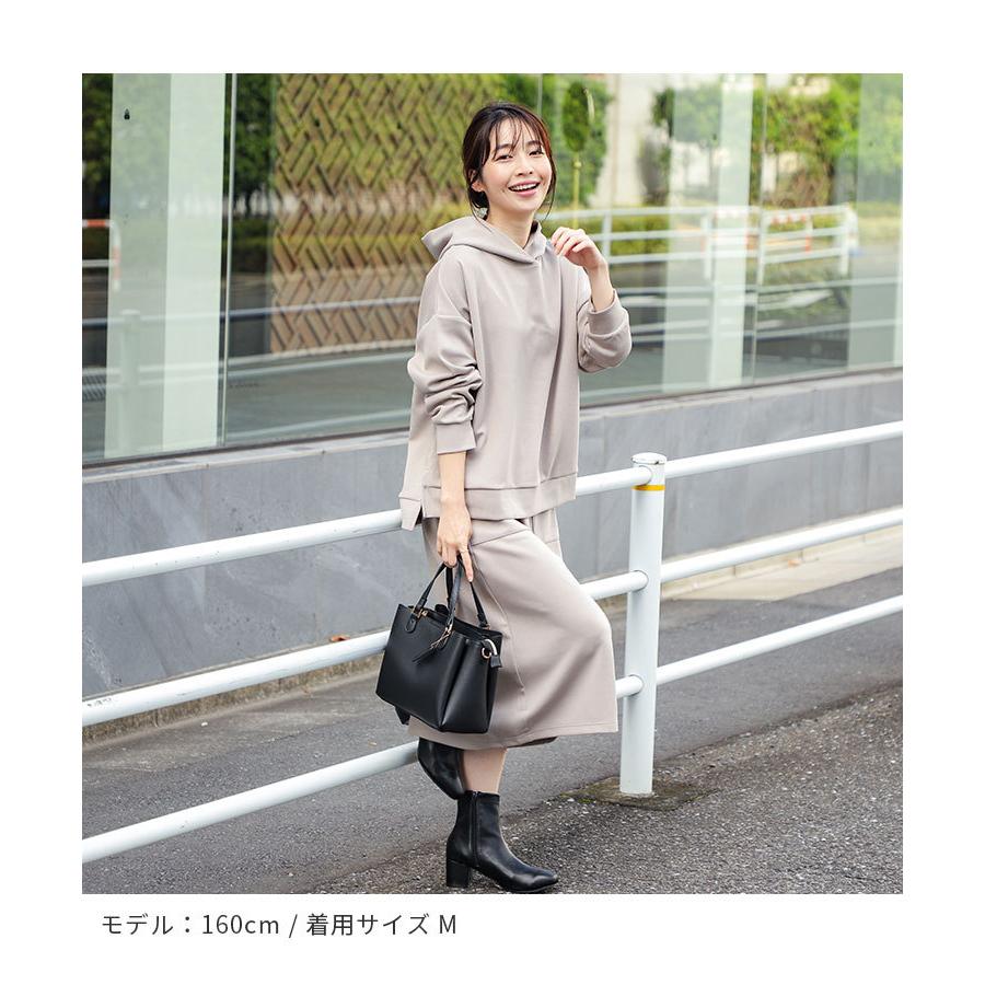 トップス パーカー スウェット 長袖 きれいめ 無地 シンプル おしゃれ レディース 秋 冬 Honeys ハニーズ きれいめパーカー ハニーズ Paypayモール店 通販 Paypayモール