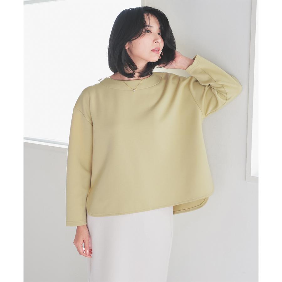 Honeys（ハニーズ） トップス スウェット 長袖 ジップ使い クルー