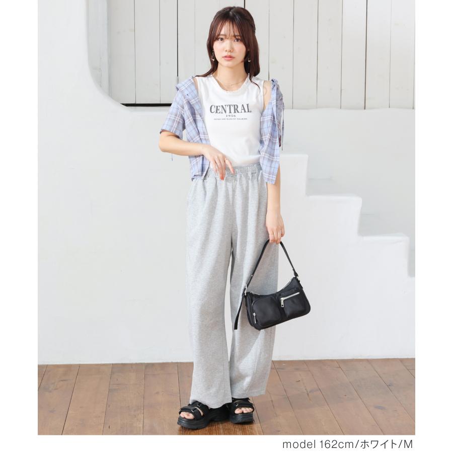h.HONEY タンクトップ カットソーフリルベスト ゴスロリ Honeys（ハニーズ） トップス タンクトップ ロゴ フリル コンパクト