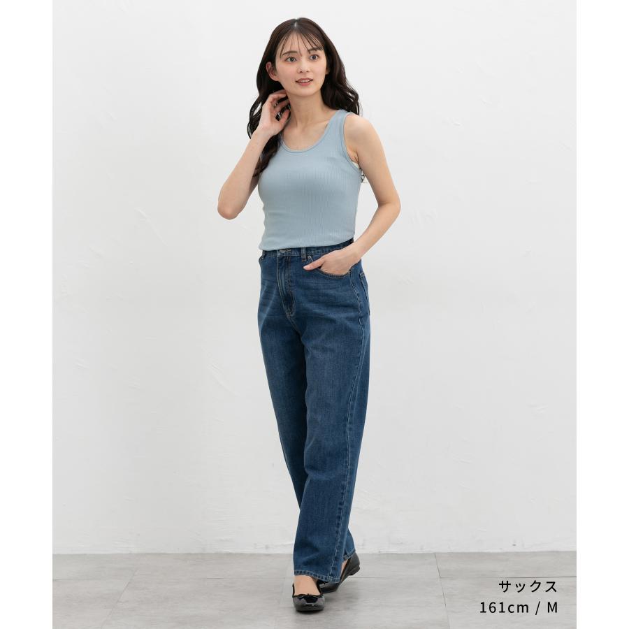 Honeys（ハニーズ） トップス タンクトップ UVカット 綿混 ストレッチ