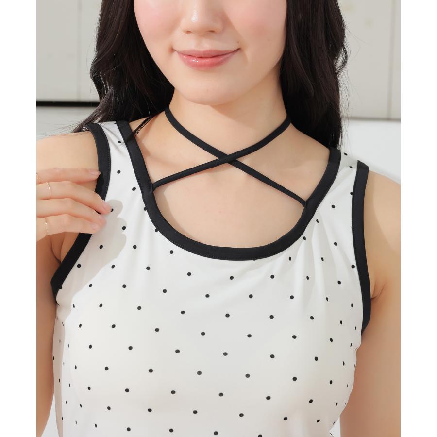 Honeys（ハニーズ） トップス タンクトップ カップ付き UVカット 吸水