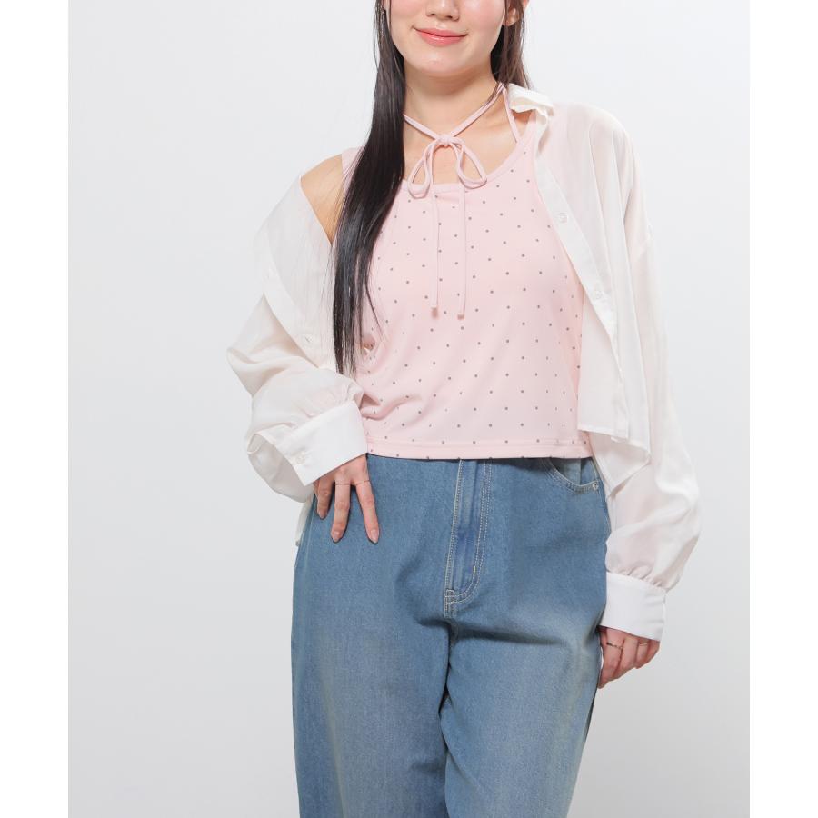 Honeys（ハニーズ） トップス タンクトップ カップ付き UVカット 吸水