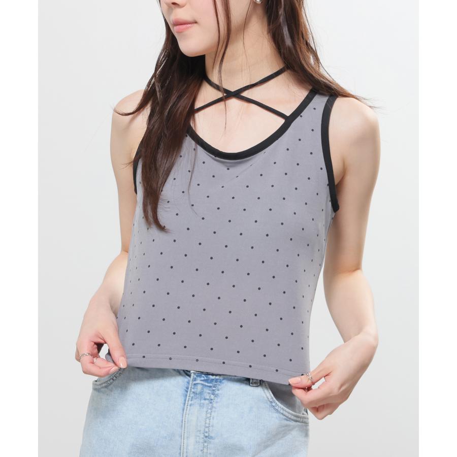 Honeys（ハニーズ） トップス タンクトップ カップ付き UVカット 吸水