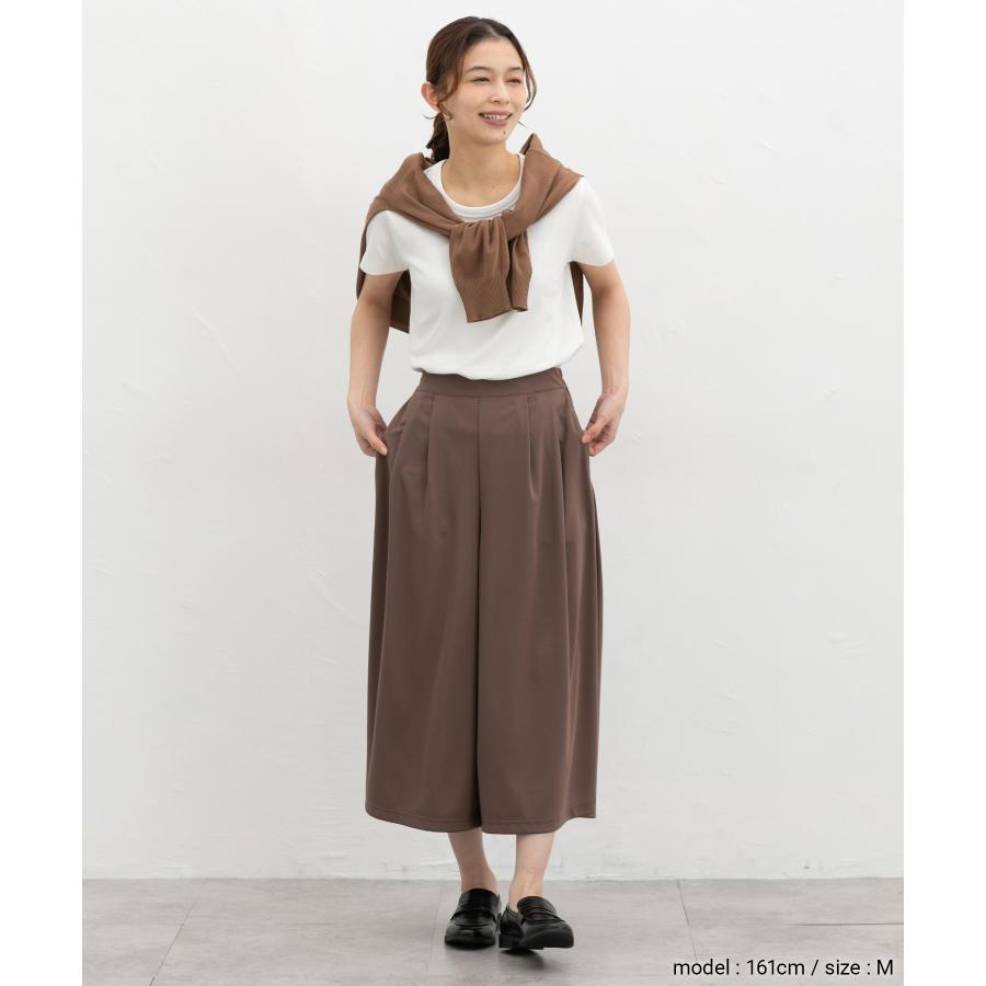 ボトムス パンツ ガウチョパンツ ハニさら 大きいサイズ スカーチョ 接触冷感 吸水速乾 UVカット 遮熱 レディース Honeys ハニーズ 快適クールガウチョパンツ | Honeys | 16