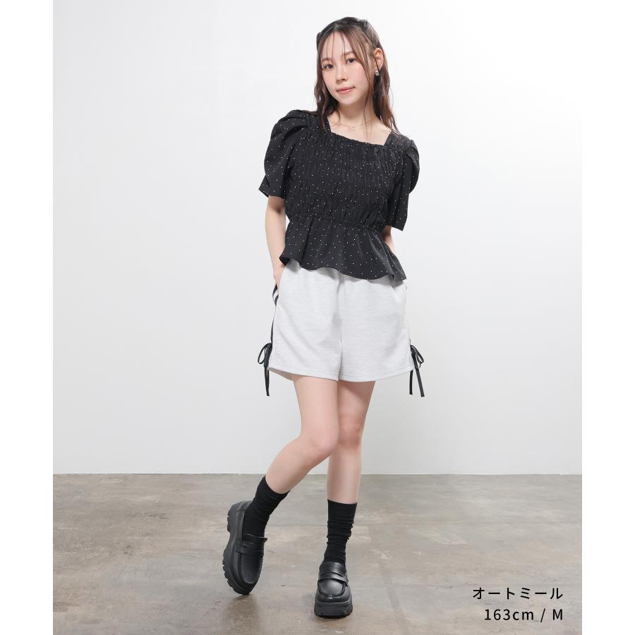 Honeys（ハニーズ） ボトムス パンツ ショートパンツ リボン ライン 綿