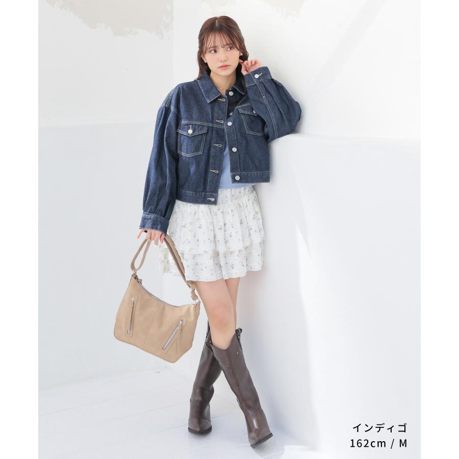 Honeys（ハニーズ） アウター ジャケット Gジャン コットン 綿 レース