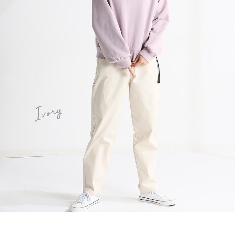 ボトムス パンツ イージーパンツ レディース 楽 ゴム ゆったり 白 黒 チェック 春 Honeys ハニーズ ベルト付テーパードパンツ ハニーズ オンラインショップ 通販 Paypayモール