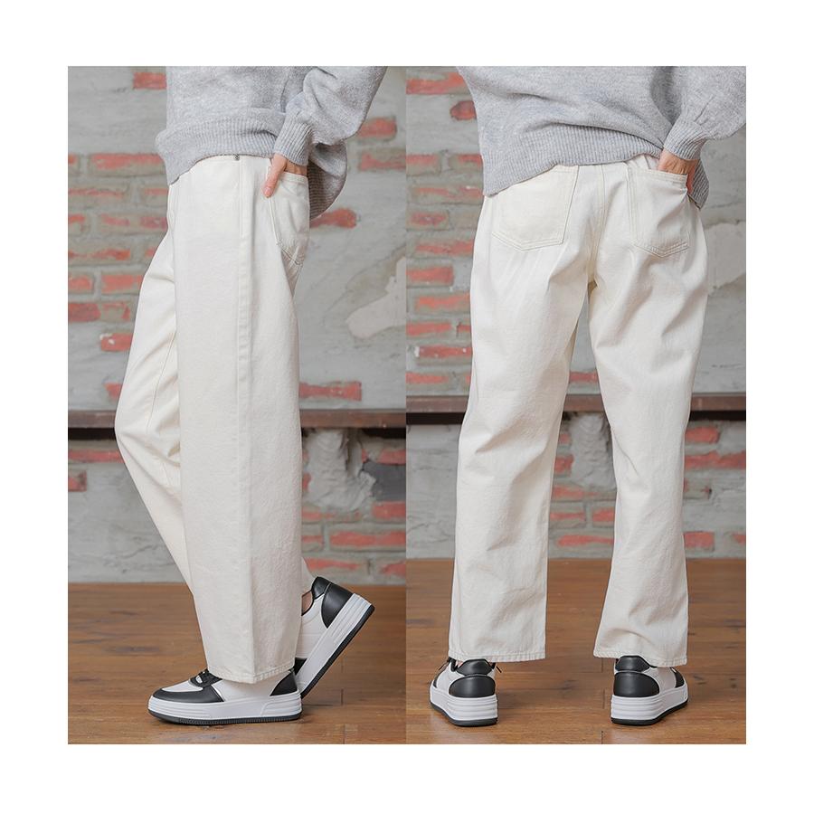 Honeys ボトムス パンツ 白 黒 レディース コットン デニム