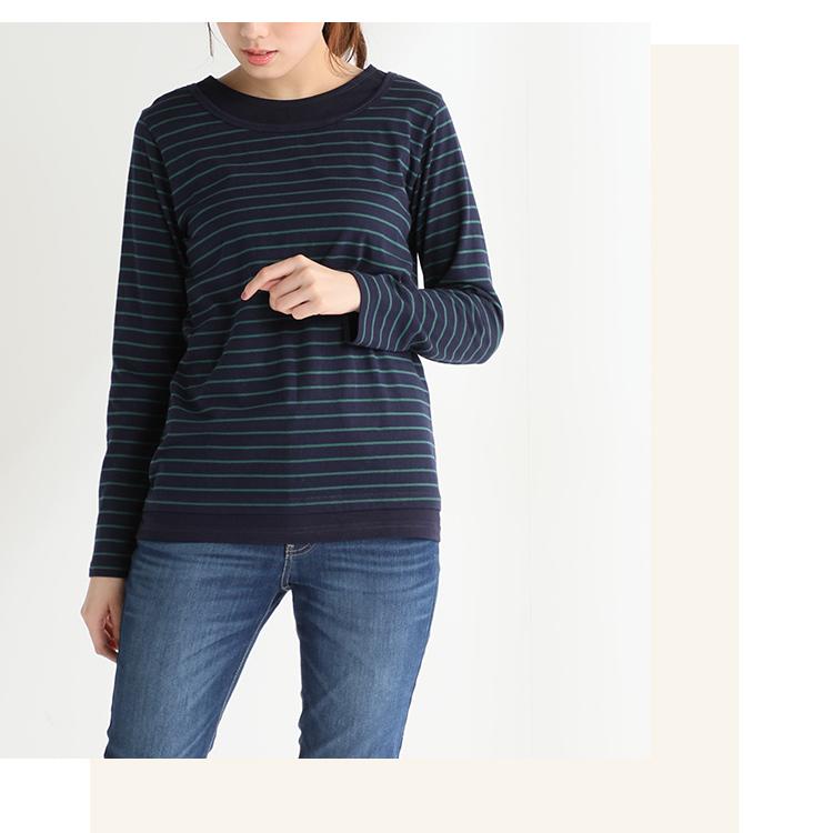 Tシャツ レディース 長袖 おしゃれ カジュアル 綿100 重ね着風 春 夏 秋 冬 Honeys ハニーズ みせかけｔシャツ ハニーズ オンラインショップ 通販 Paypayモール