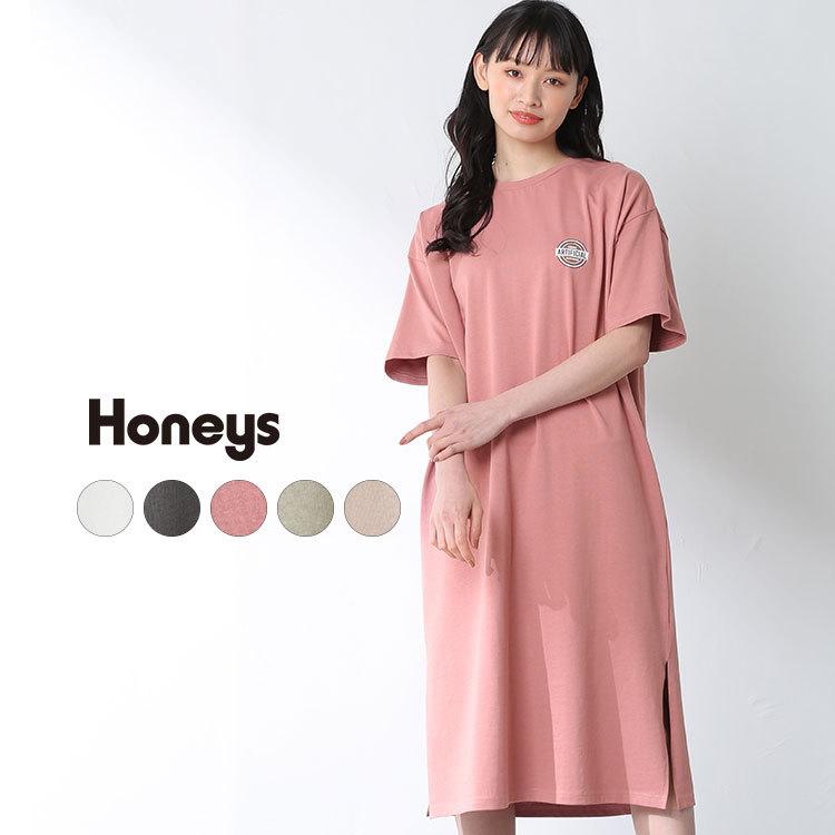 ワンピース Tシャツワンピ プリント ヴィンテージ 綿 コットン おしゃれ レディース 春 夏 Sale セール Honeys ハニーズ ｔシャツワンピース ハニーズ Paypayモール店 通販 Paypayモール