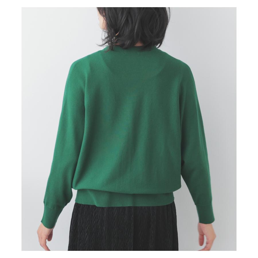 Honeys トップス カーディガン 長袖 ドルマン袖 Vネック ウール