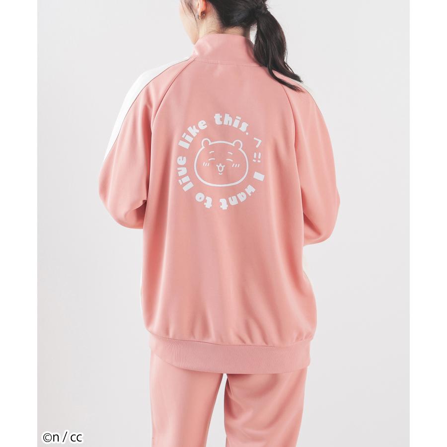 Honeys トップス スウェット 長袖 ちいかわ プリント 配色切替 Honeys トップス スウェット 長袖 ちいかわ プリント 配色切替