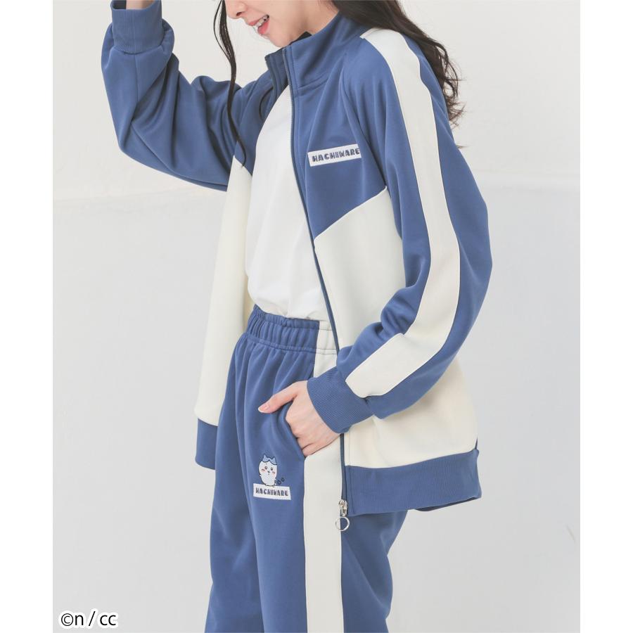 Honeys トップス スウェット 長袖 ちいかわ プリント 配色切替 Honeys トップス スウェット 長袖 ちいかわ プリント 配色切替