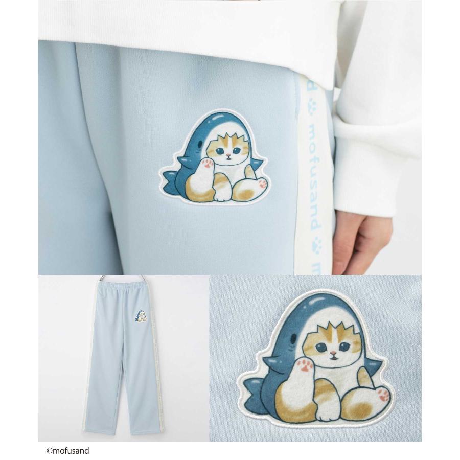 サメにゃん モフサンド Ｌ ジャージ トラックパンツ ジャケット セットアップ mofusand／トラックパンツ: ボトムス｜ハニーズ公式通販