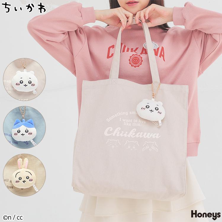 バッグ 鞄 トートバッグ ちいかわ キャンバスバッグ プリント 通学 A4 キャラクター レディース Honeys ハニーズ ちいかわ／トート の商品画像
