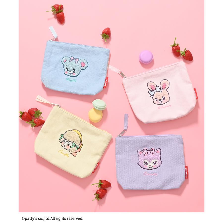 Honeys（ハニーズ） バッグ 鞄 ポーチ SWIMMER サガラ刺繍 キャンバス