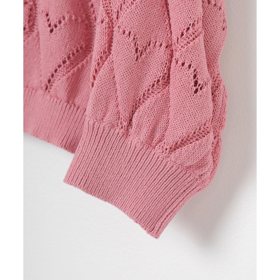 Honeys トップス ニット セーター ハニさら ハート柄ニット