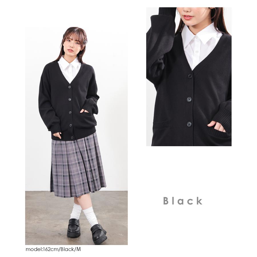 Honeys（ハニーズ） トップス カーディガン 長袖 Vネック ドロップ