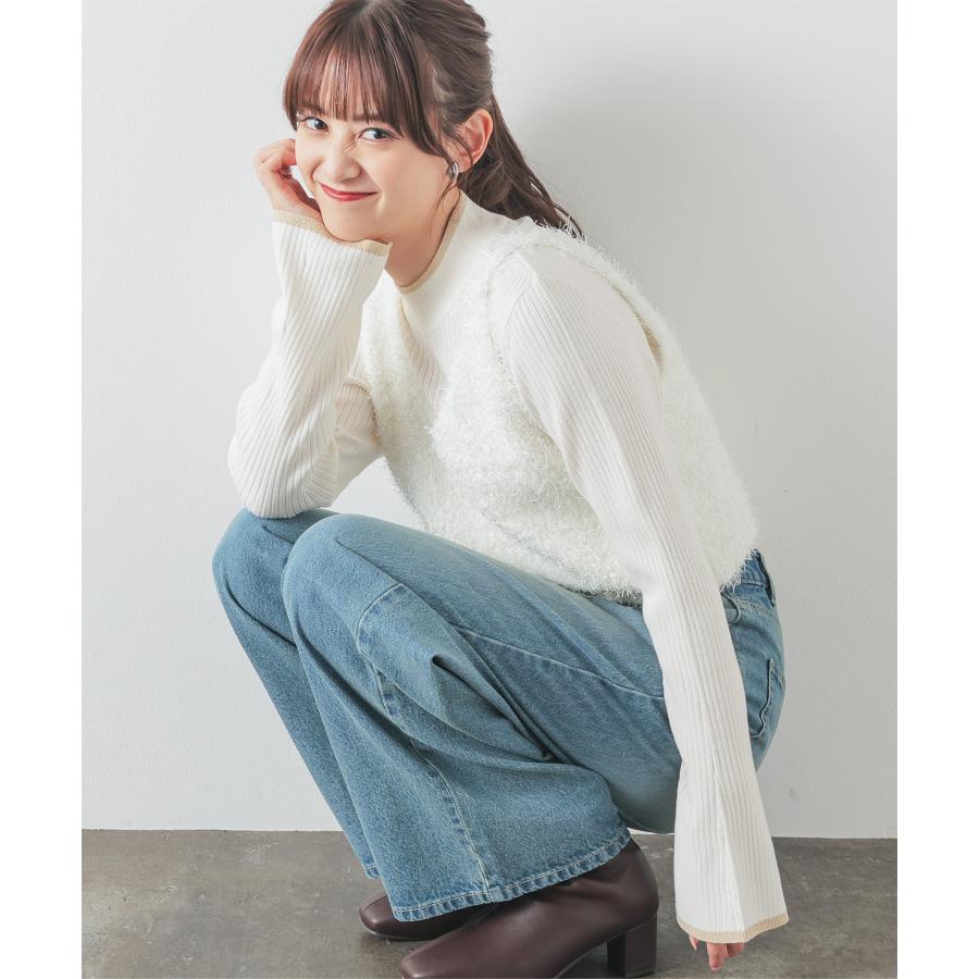 Honeys（ハニーズ） トップス ニット セーター ノースリーブ ビスチェ