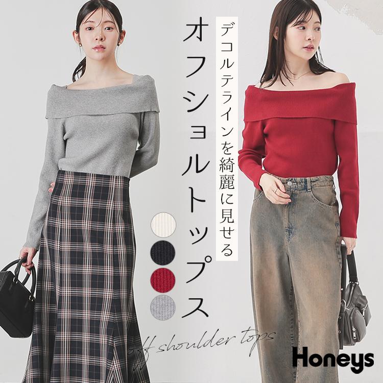 honeymehoney オフショル トップス Honey mi Honey オフショルトップス 