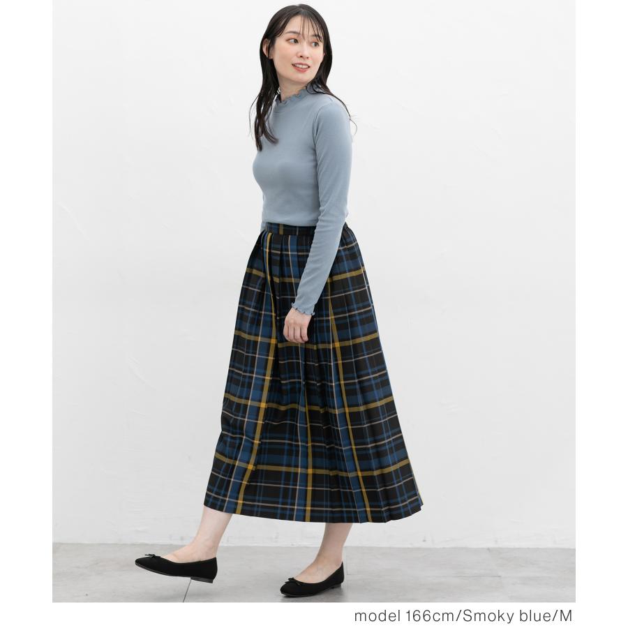 トップス カットソー 長袖 Tシャツ ロンＴ 長袖Tシャツ ハイネック 小顔効果 レディース Honeys ハニーズ メローハイネックＴシャツ | Honeys | 12